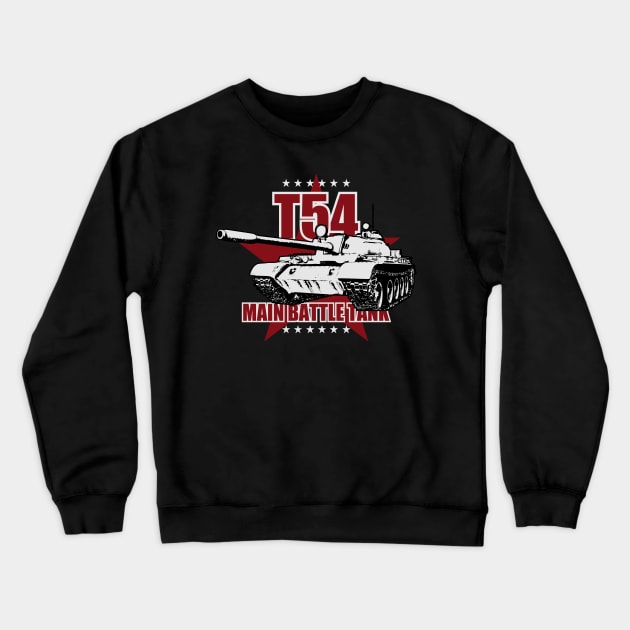 T-54 Main Battle Tank Crewneck Sweatshirt by TCP